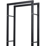 Metal Firewood Rack Elevated Design 150H x 40Wcm