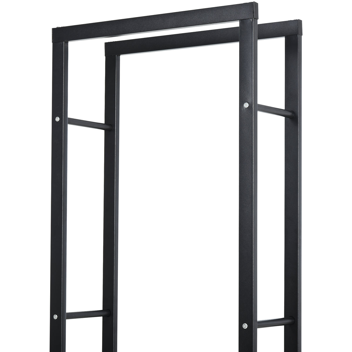 Metal Firewood Rack Elevated Design 150H x 40Wcm