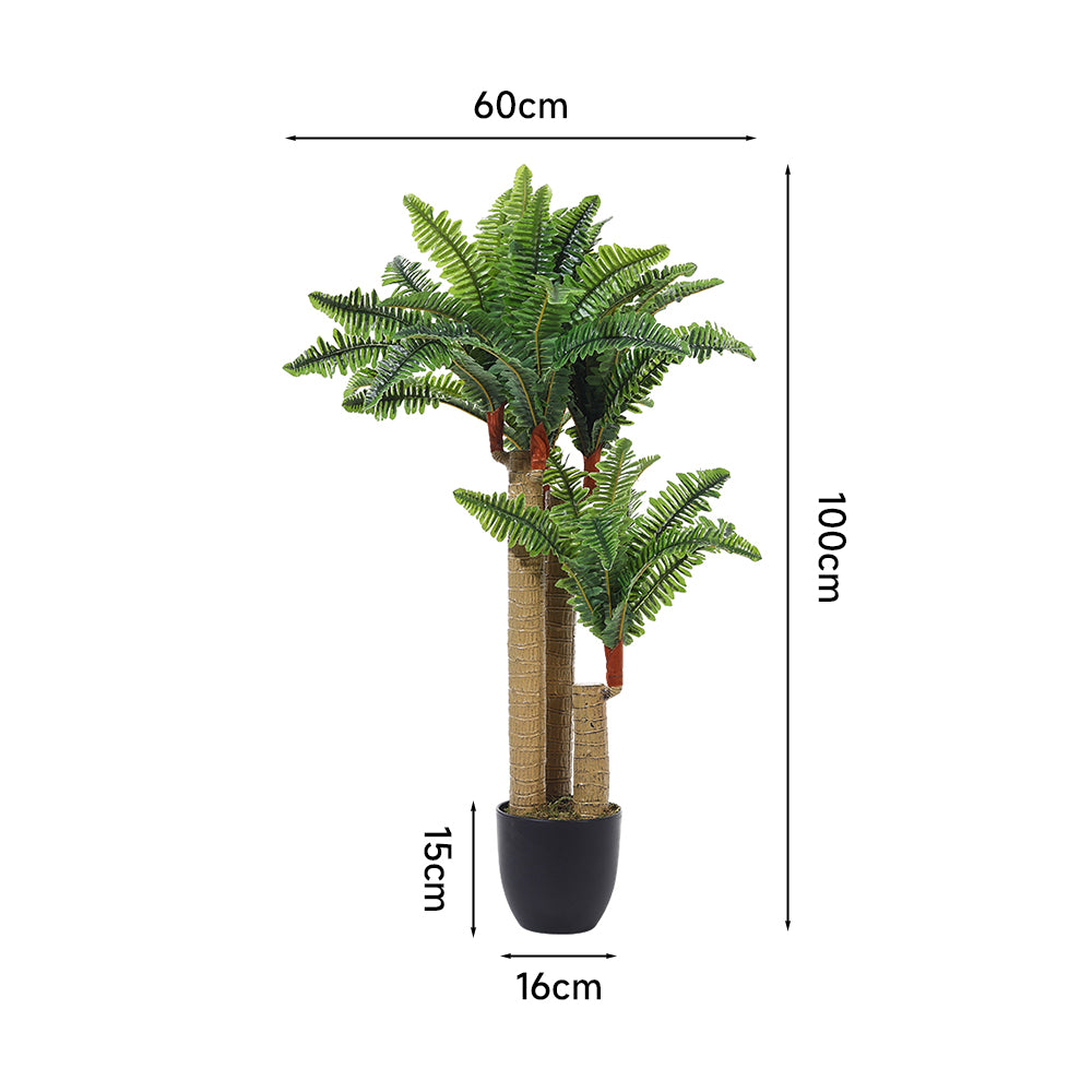 Artificial Persian Grass Decorative Plant In Planter | 100cm
