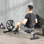 Magnetic Rowing Machine With Lcd Monitor | One Size