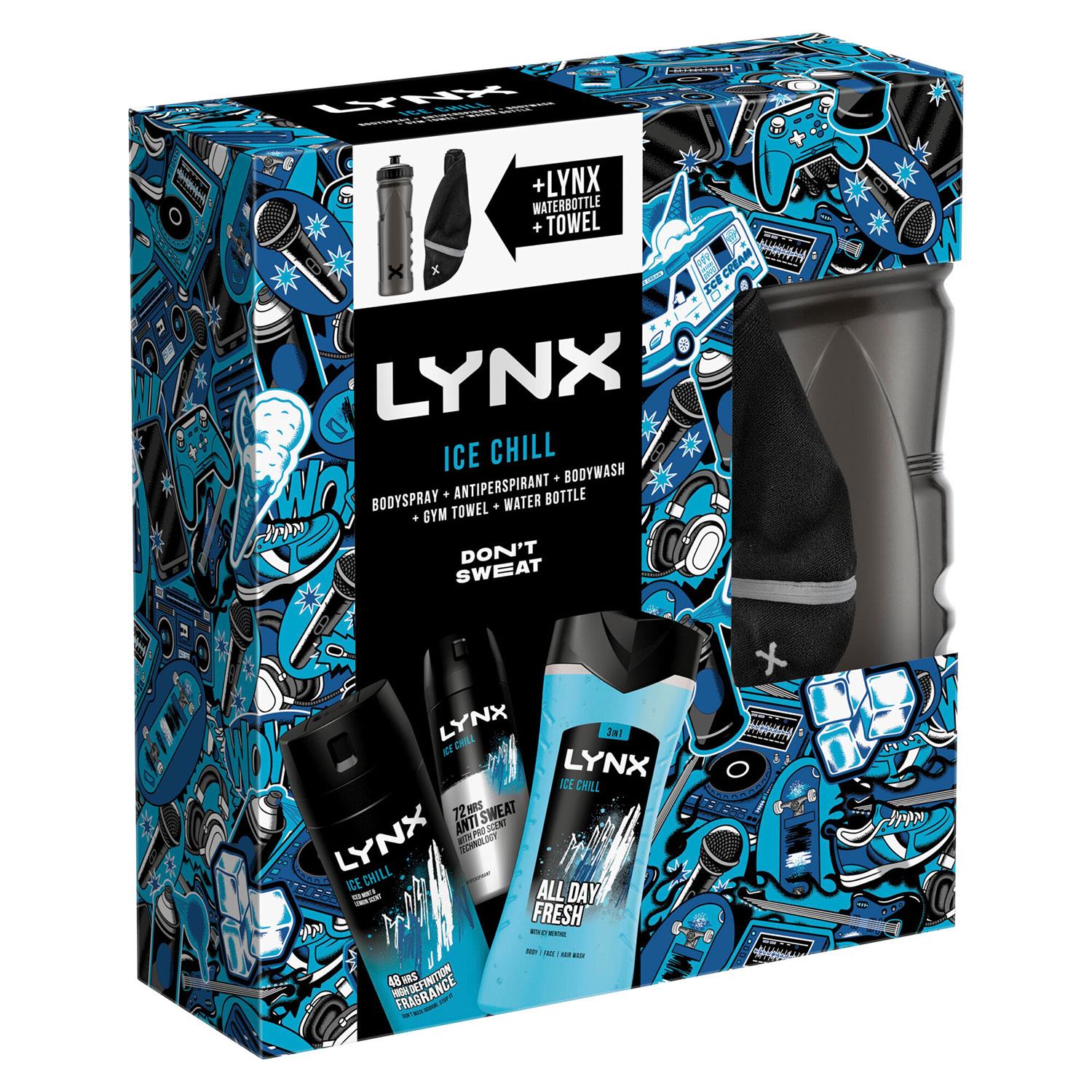 Don't Sweat Ice Chill Collection Gift Set For Him With Gym Towel & Bottle