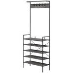 Kitchen Bakers Rack Microwave Stand Coffee Bar W/ 5 Shelves
