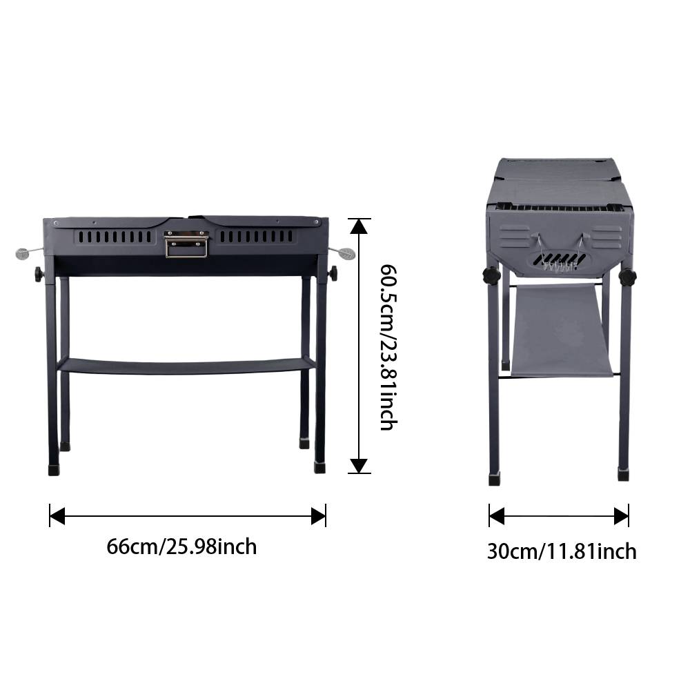 Outdoor Portable Charcoal Barbecue Grill
