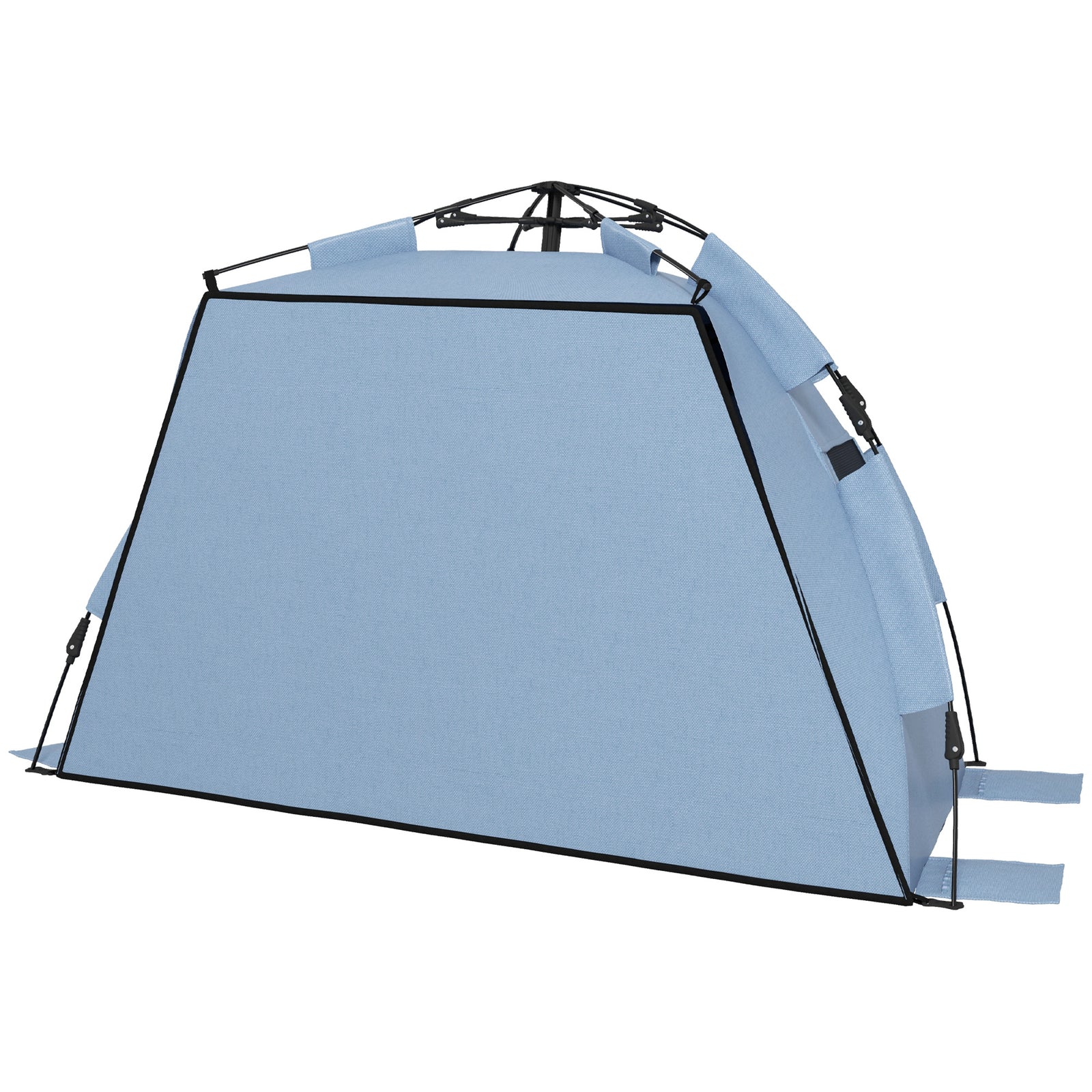 Pop Up Beach Tent For 2-3 Person With Carry Bag, Upf15+ | Blue