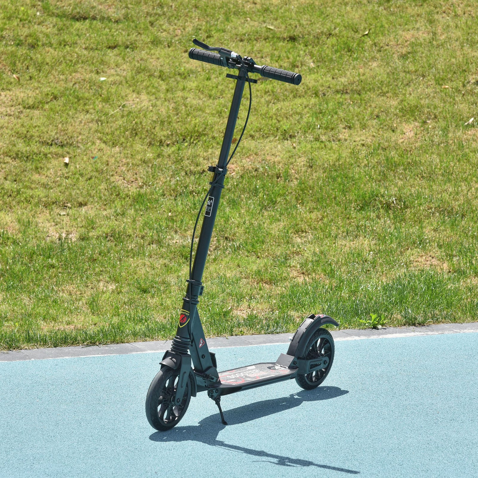 Adult Teens Kick Scooter Foldable 14+ W/ Rear Wheel& Brake | Black