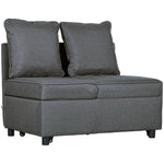 Folding Sleeper Sofa Bed Chair With Pillows Pocket | One Size