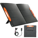 100w Portable Solar Panel Charger Usb-a & Usb-c