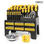 Breeins 118-piece Multi-purse Magnetic Screwdriver Bit Set