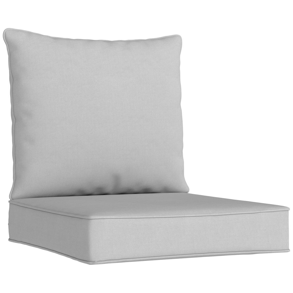 Outsunny Seat And Back Cushion Set, Fade Resistant Replacement Cushion