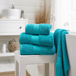 Bliss Pima Supersoft Ultra Absorbent Cotton Towels | Bath Sheet | Teal
