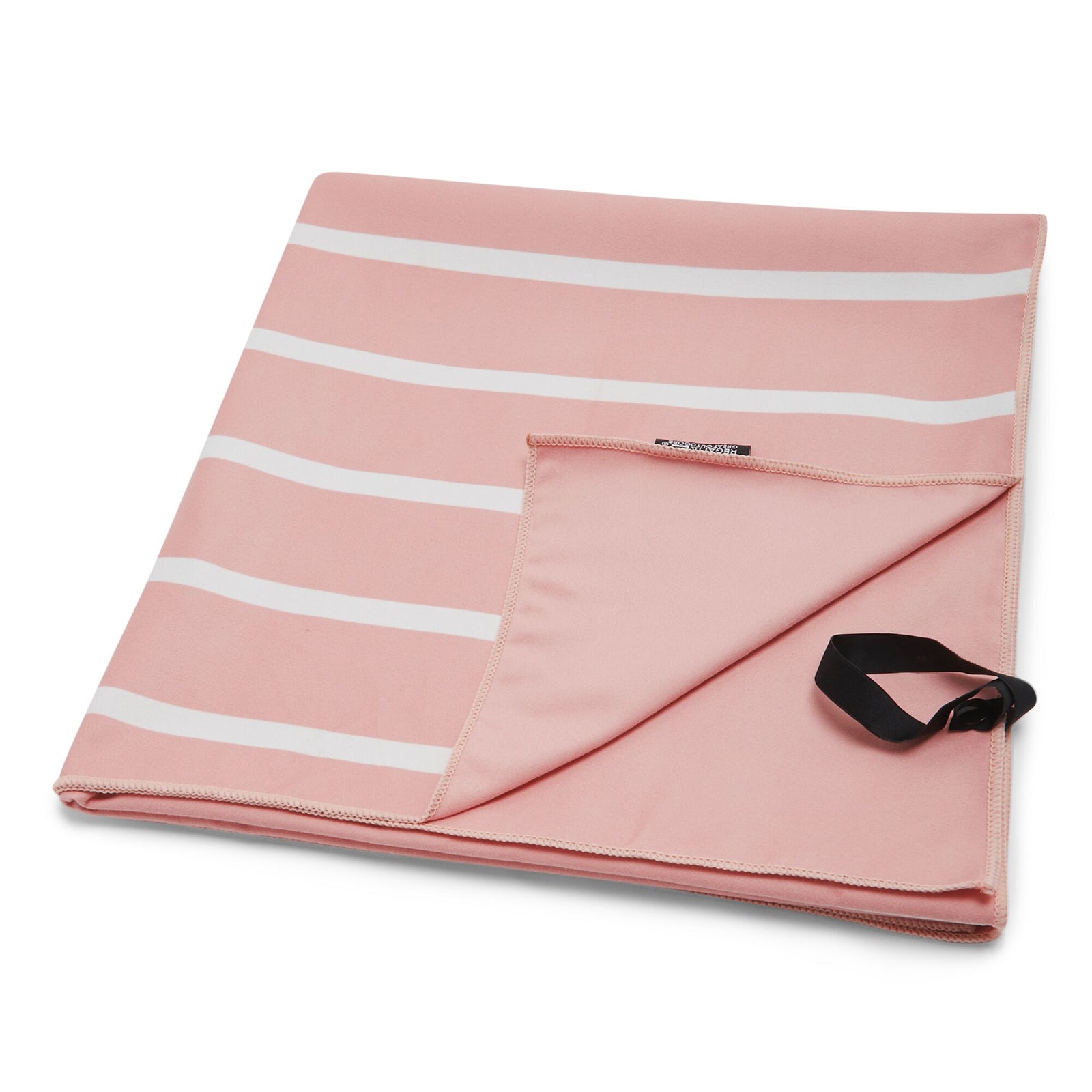 Striped Microfibre Beach Towel | One Size | Pink