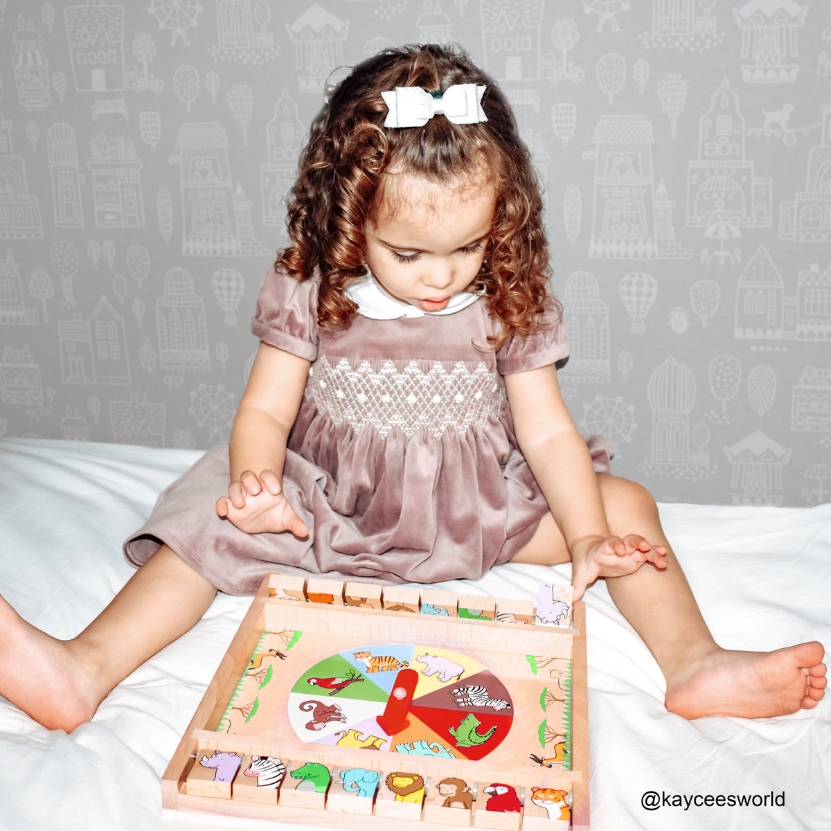 Wooden Animal Shut The Box Game, Traditional Board Game