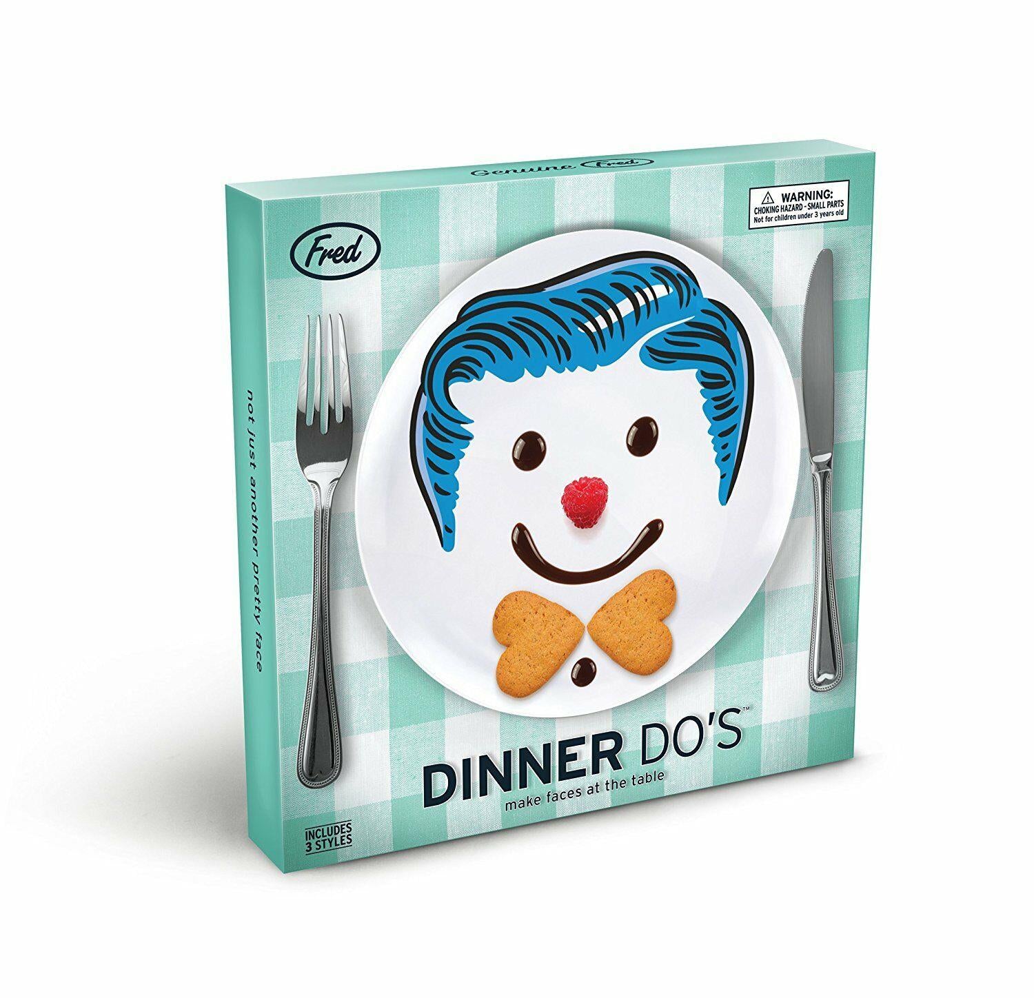 Fred Childrens Dinner Plate `dinner Do's Boy Design