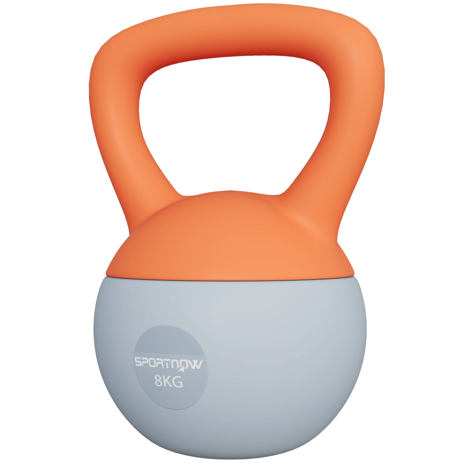 Soft Kettlebell, With Non-slip Handle,for Home Gym Strength | 8kg | Orange