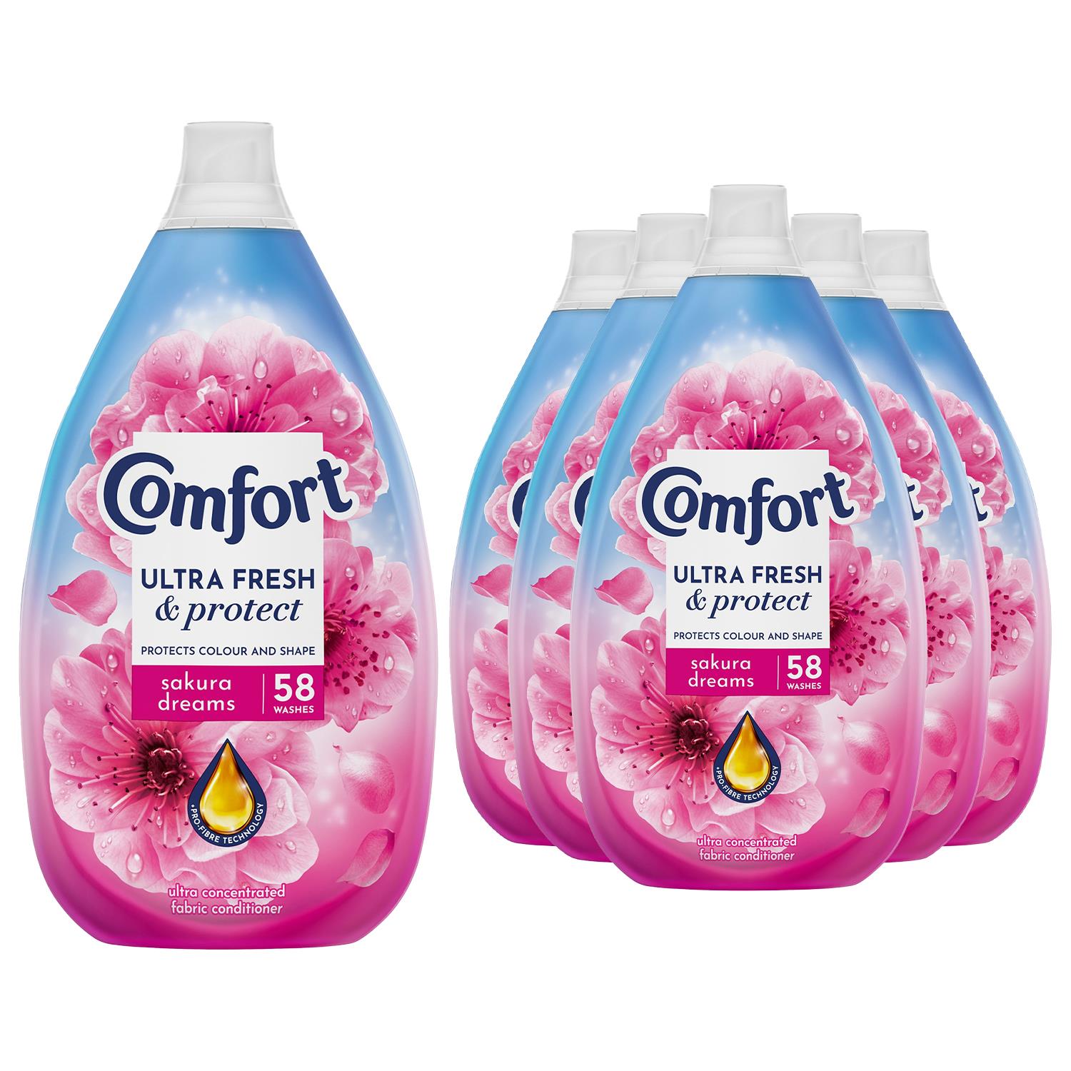 Ultra Fresh & Protect Fabric Conditioner Sakura Dreams, 348washes, 870ml