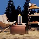 Stainless Steel Smokeless Wood Burning Firepit Garden | Silver