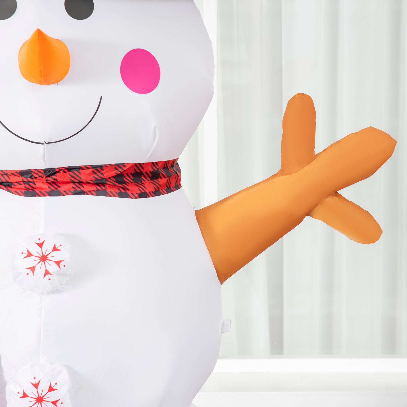 6ft Giant Inflatable Snowman Christmas Decoration Led