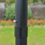 2.7m Parasol With Tilt And Crank | Red