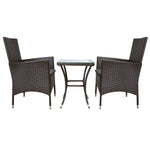Rattan Bistro Set | Brown