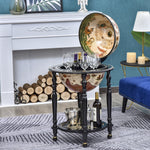 Globe Drinks Cabinet, Wood Frame