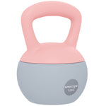Kettlebell W/ Soft Body, Non-slip Handle | 12kg | Pink