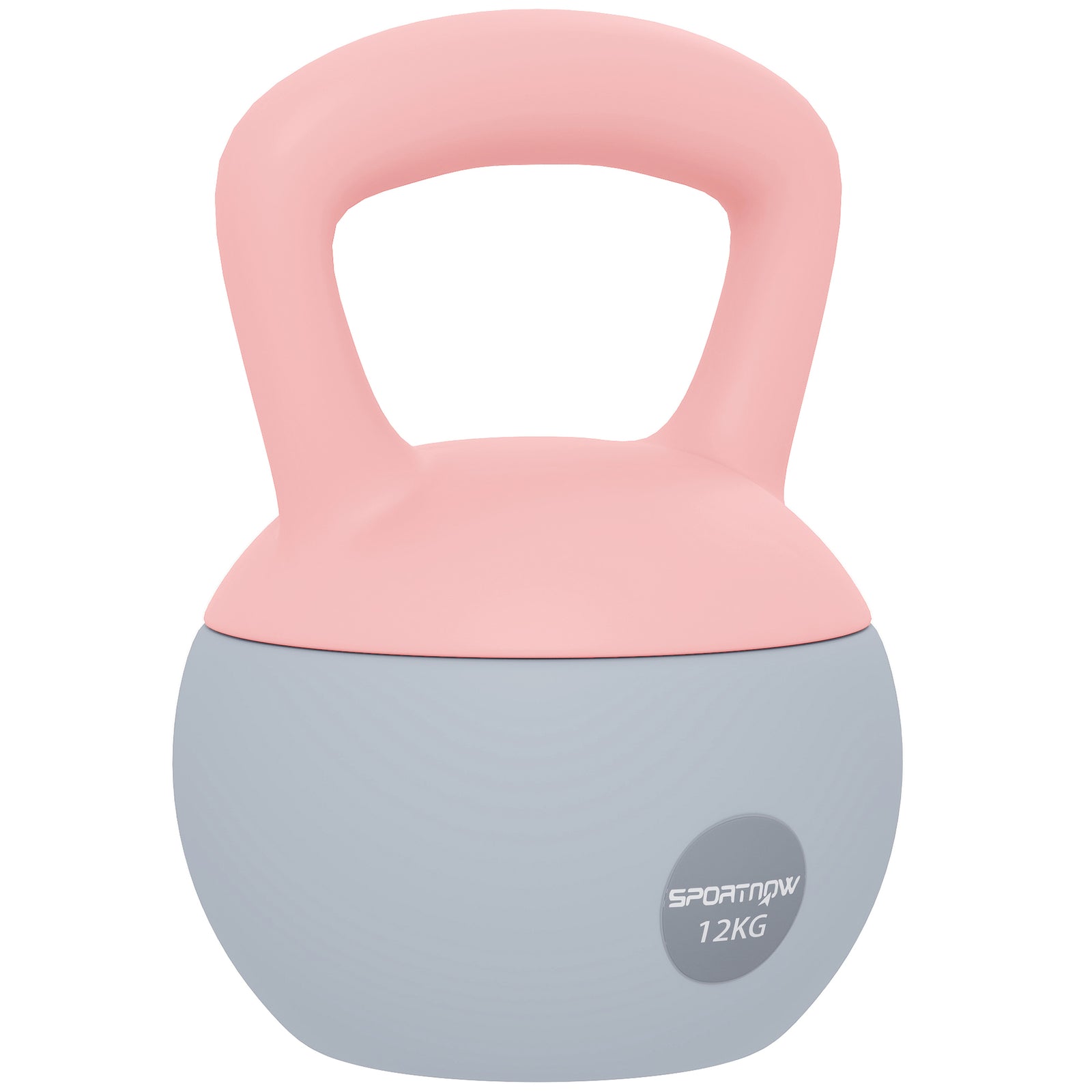 Kettlebell W/ Soft Body, Non-slip Handle | 12kg | Pink