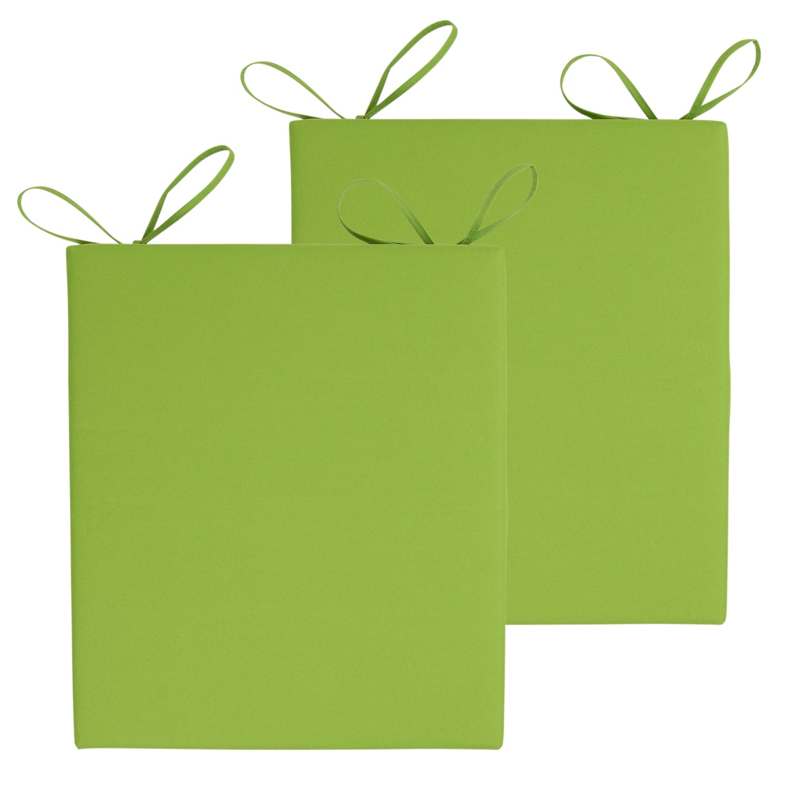Aqua Blue Seat Cushion Pad Set Of 2 | Lime