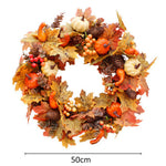 Artificial Wreath For Halloween Thanksgiving Decor