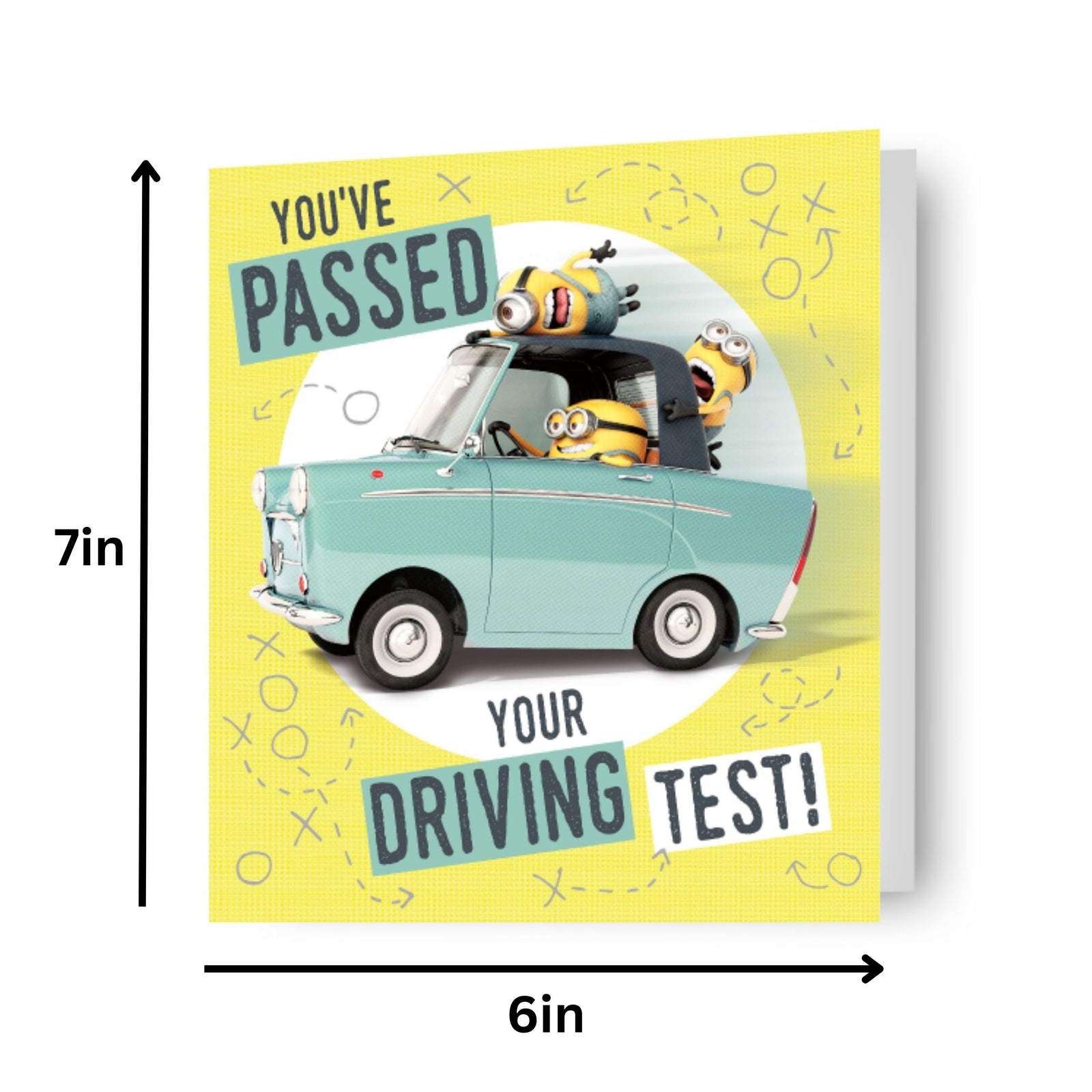 Minions 'you've Passed Your Driving Test' Card Official Product