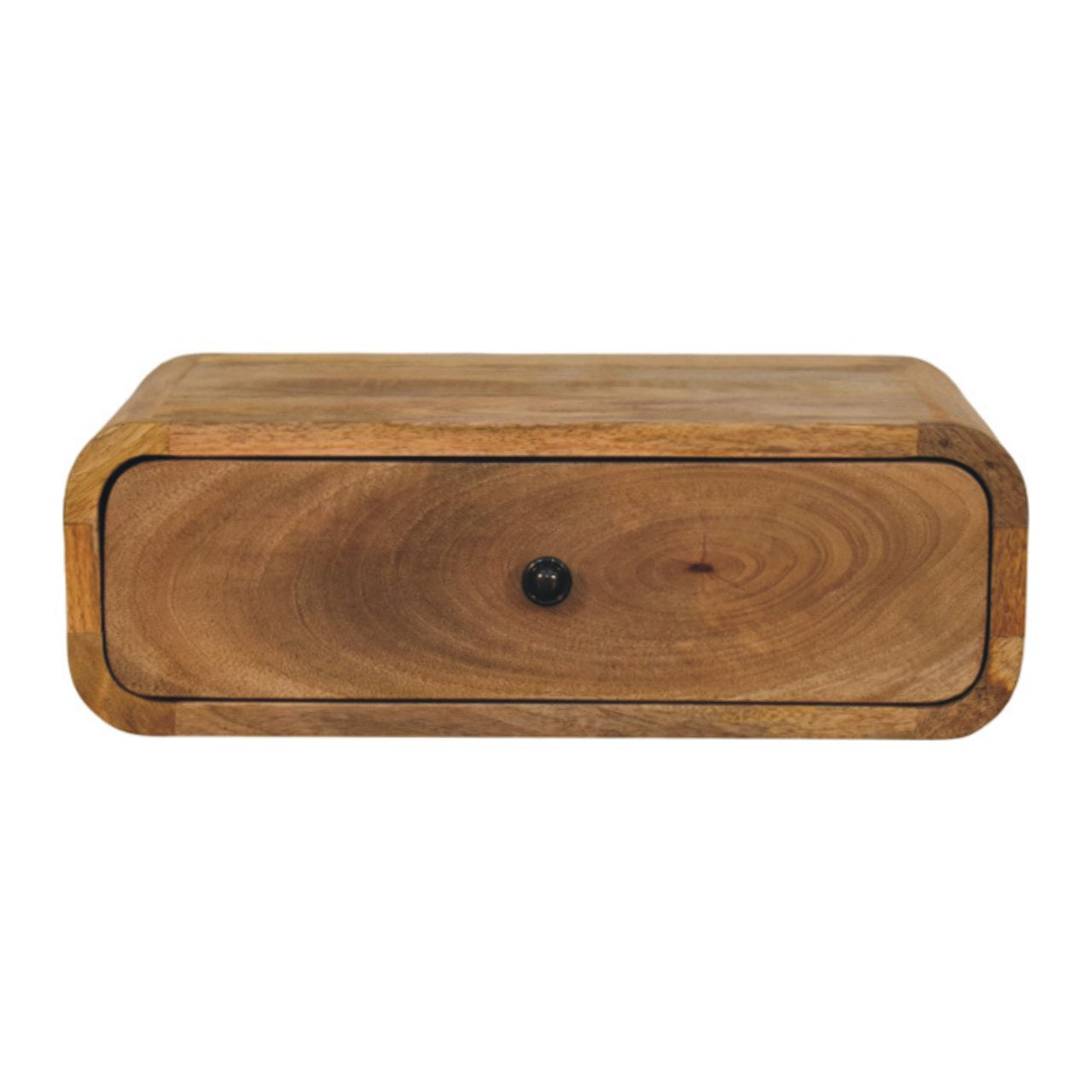 Solid Wood Avora Wall-mounted Oak-ish 1 Drawer Nightstand