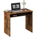 Computer Desk Writing Table Study Workstation Storage | Brown