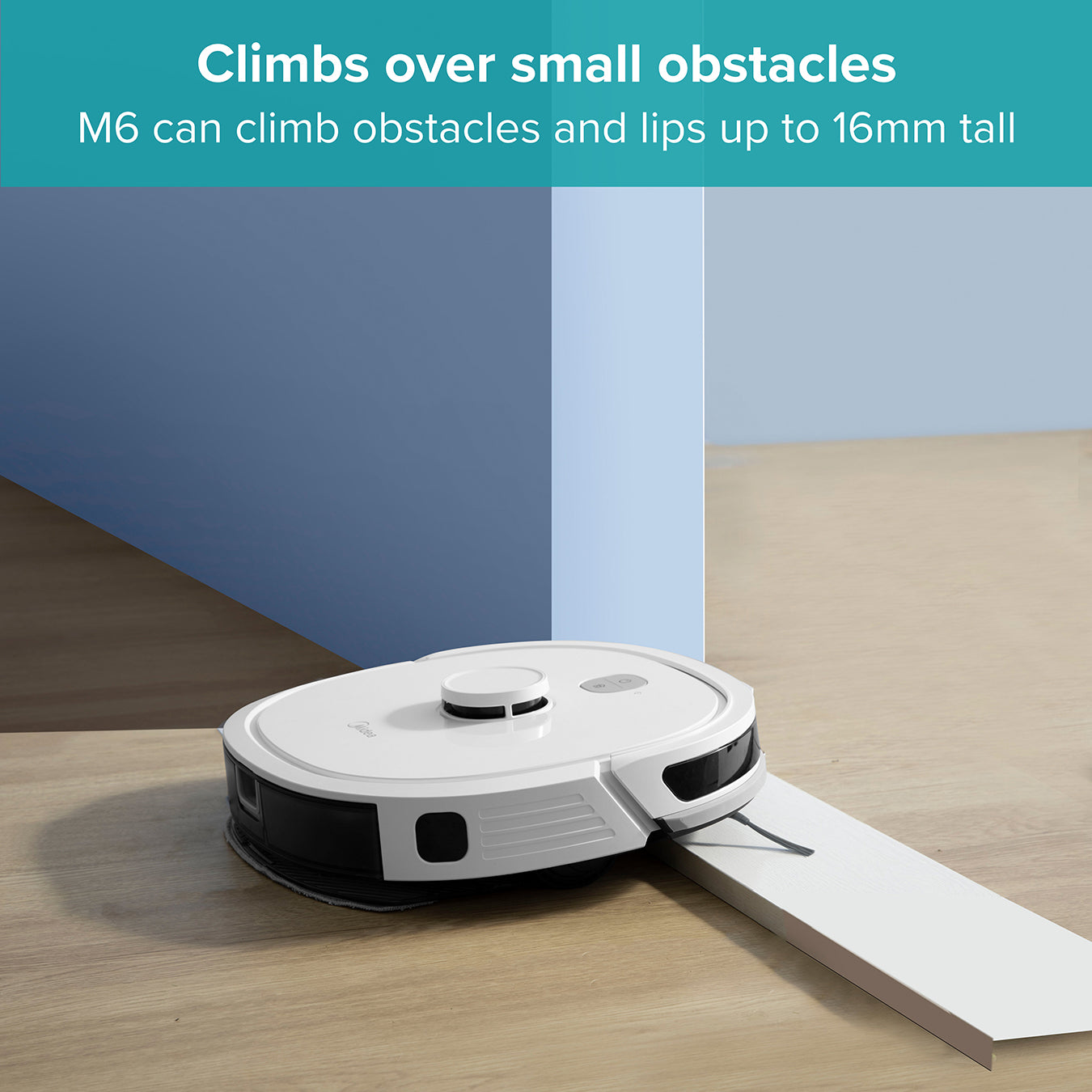 M6 Robot Vacuum Cleaner And Microfibre Mop Combo