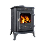 Berlin 7kw Cast Iron Wood And Charcoal Burning Stove | 7kw | Cast Iron
