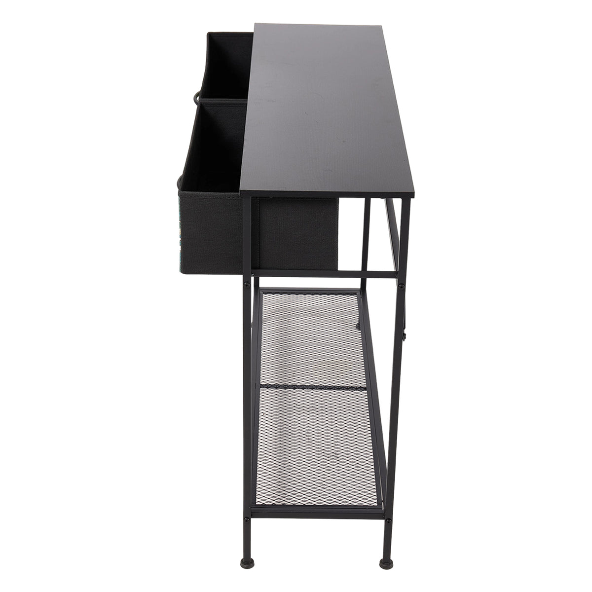 Breeins Console Table With Fabric Drawers For Hallway Living Room