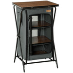Camping Cupboard Aluminium Foldable Kitchen Station W/ Bag