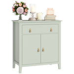 Sideboard With Drawer, Adjustable Shelf For Living Room | One Size | Green