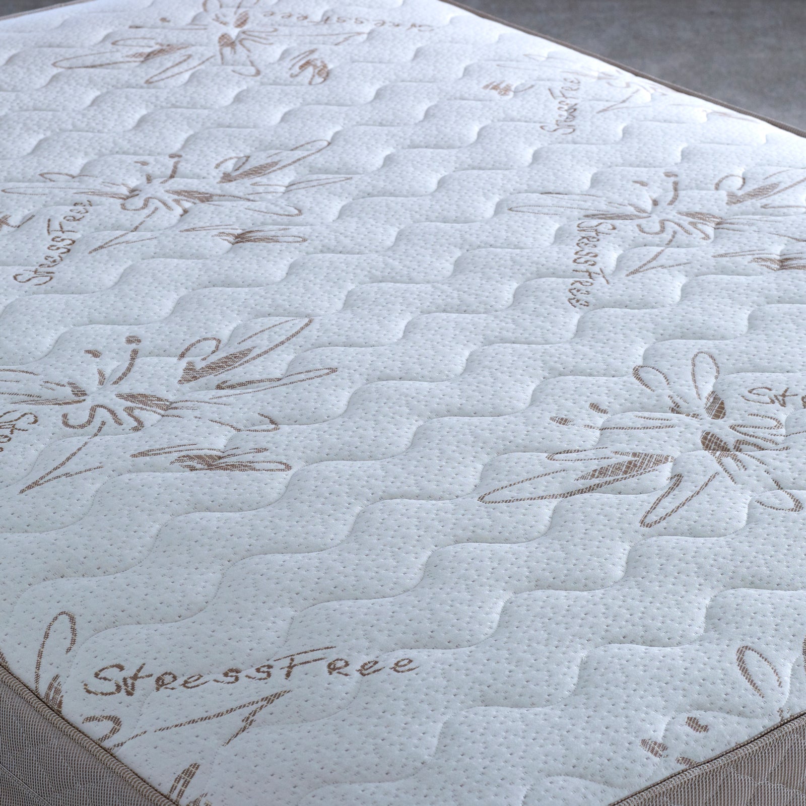 Memory Stressfree 1000 Pocket Sprung Memory Foam Mattress | King | Brown