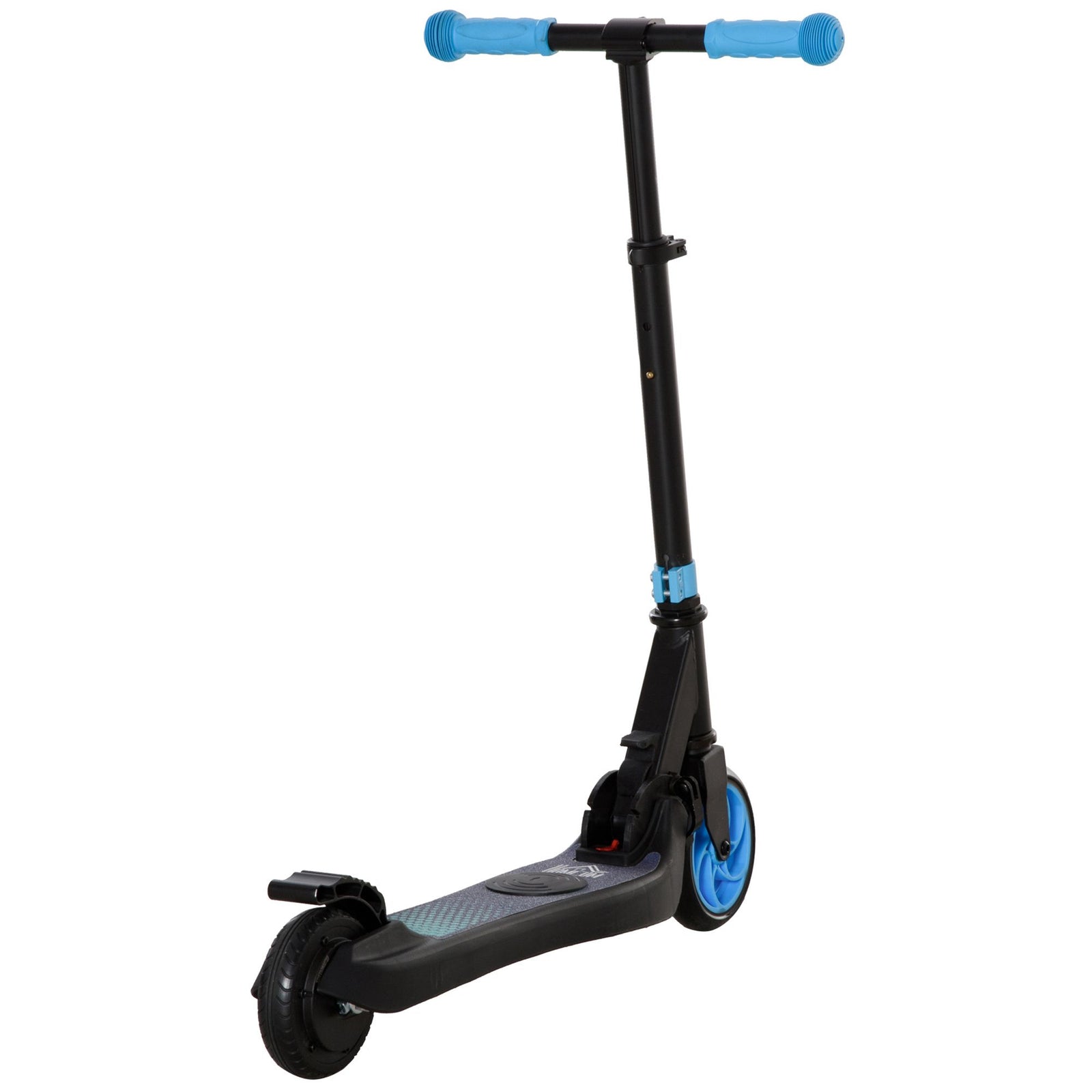 Folding Electric Scooter With Rear Wheel Brake | Sky Blue