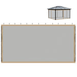 302x207cm Universal Gazebo Mesh Netting Screen Walls