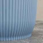Round Plant Pots Outdoor 22cm For Garden Decoration | Set of 3 | Blue