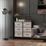 Bedroom Chest Of Drawers 4/5/6/7 Drawer Dresser W/ Shelf | Large | Gray