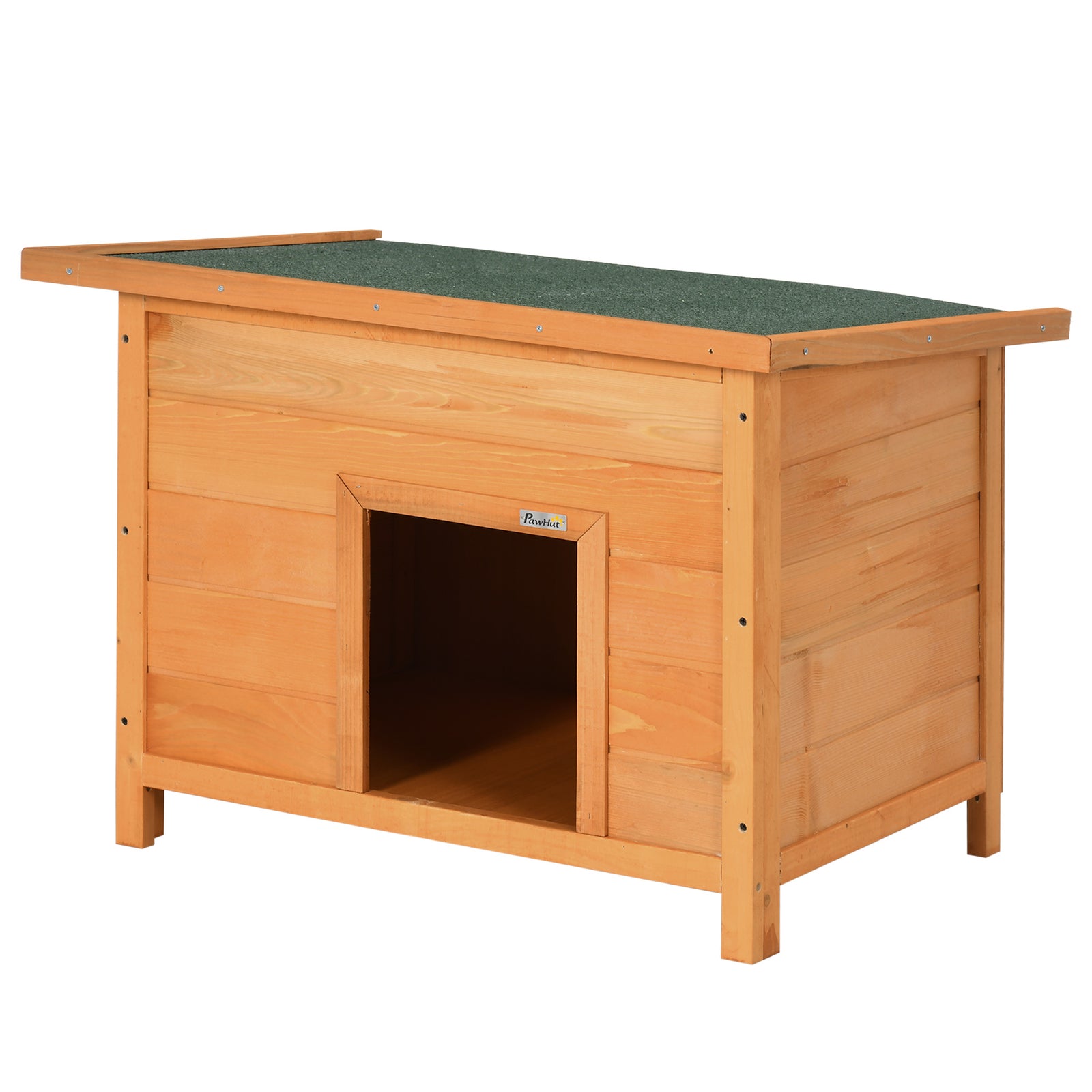 82cm Elevated Dog Kennel Wooden Pet House Outdoor With Open Top