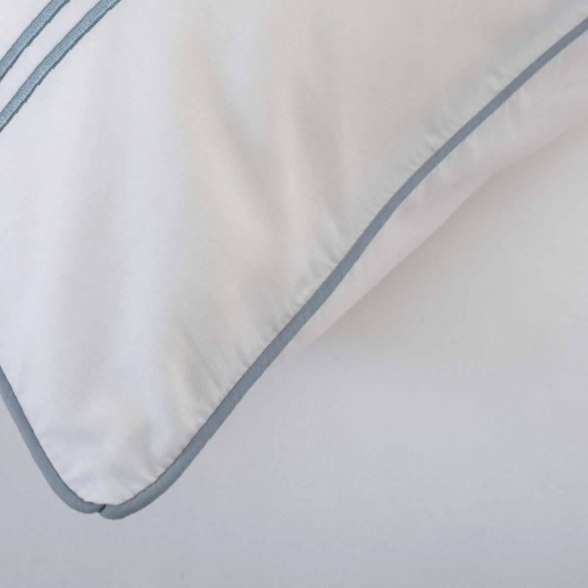 Angelique Cotton Embroidered Duvet Cover Set | Double | Blue