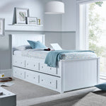 Bedmaster Zarra White 3 Drawer Storage Guest Bed
