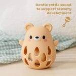 Silicone Rattle - Bear