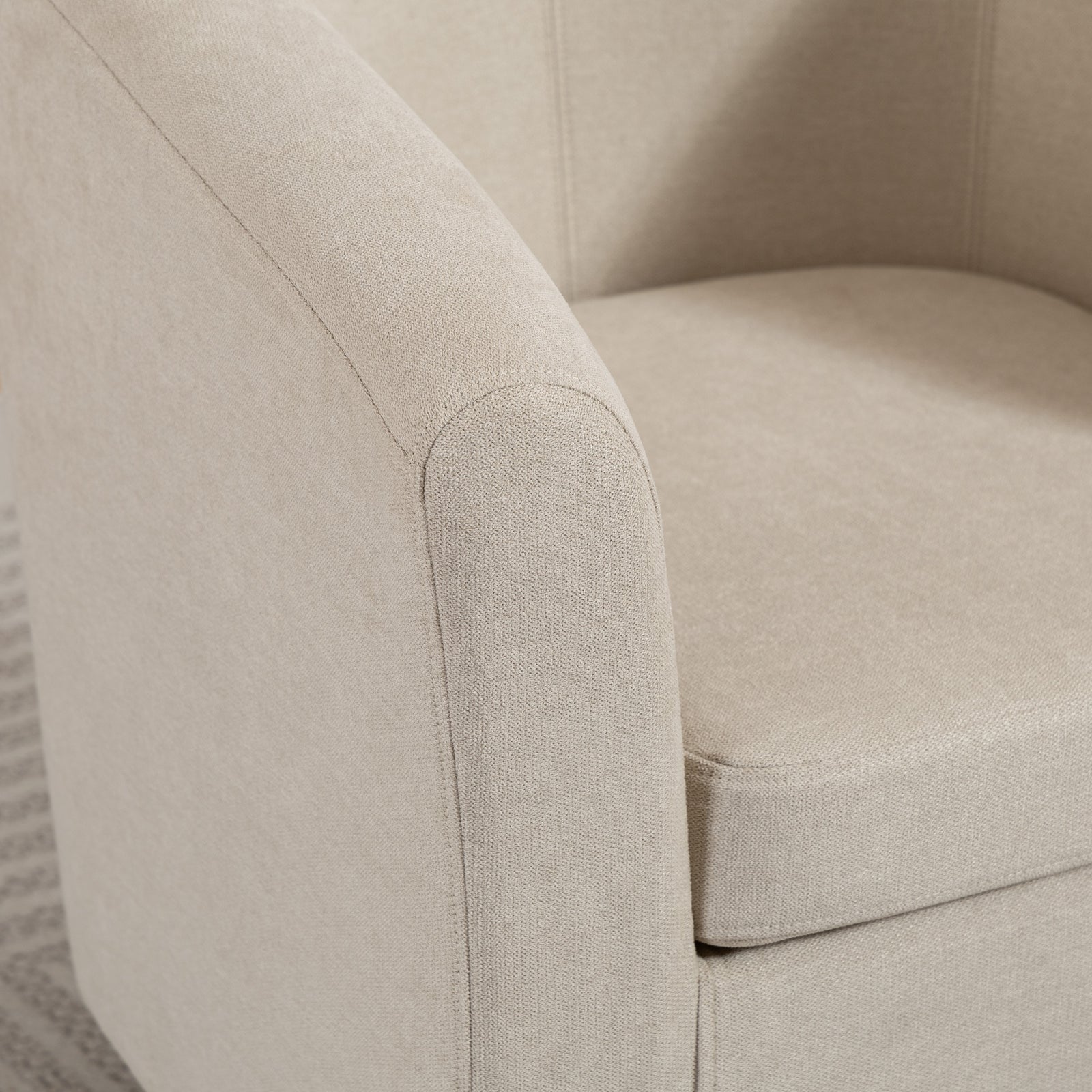 Millie Fabric Accent Chair | Beige