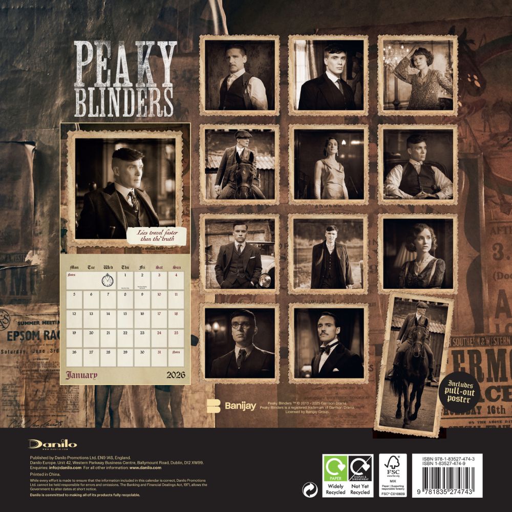 2026 Square Calendar Official Product