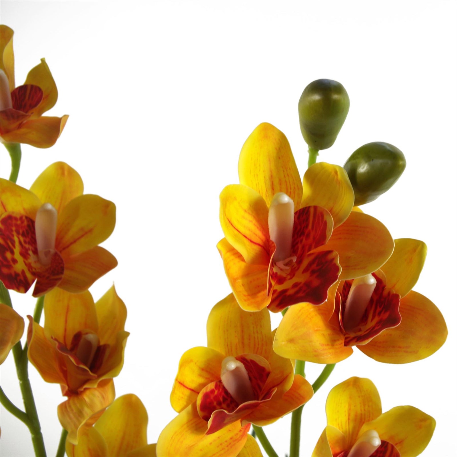 90cm Artificial Yellow Flower Orchid Plant