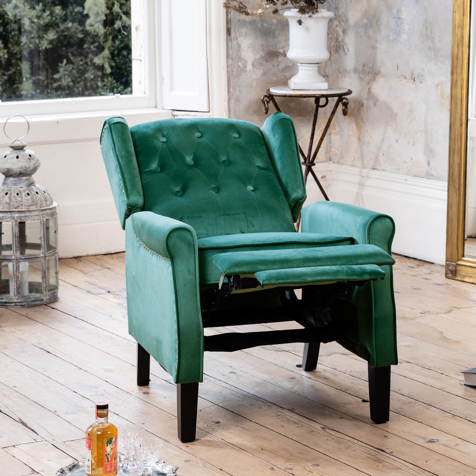 Annapoli Recliner Armchair | Green