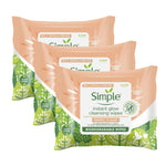 Protect 'n' Glow Instant Cleansing Wipes For Dull & Tired Skin | Set of 3